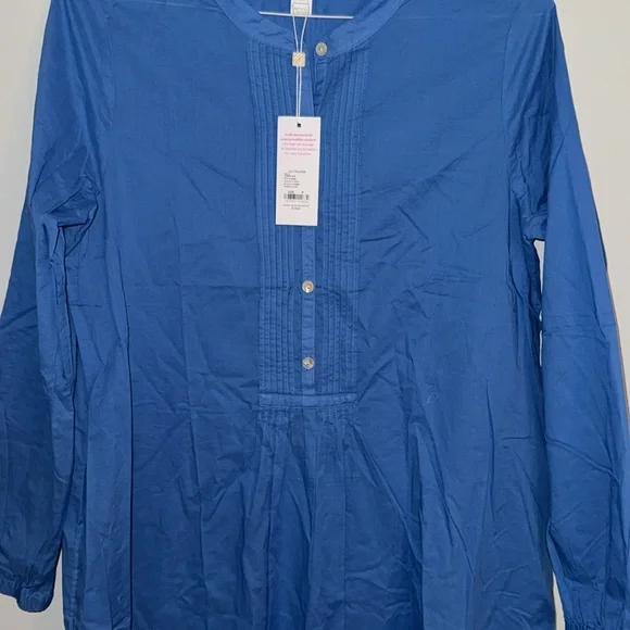 NWT Lilly Pulitzer Vassa Maxi Coverup Morelle Blue - Medium - Picture 2 of 4